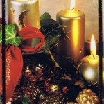 Klappkarte - Weihnachten - mit Goldprägung (22-3436)