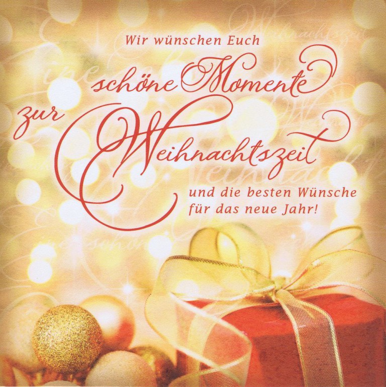 Romantische Weihnachtskarte – Weihnachten, Schöne Momente zur