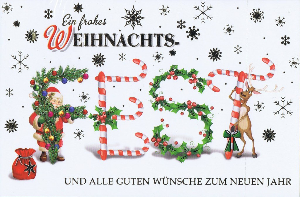 Weihnachtskarte – Weihnachtsfest – Kartenwichtel.de